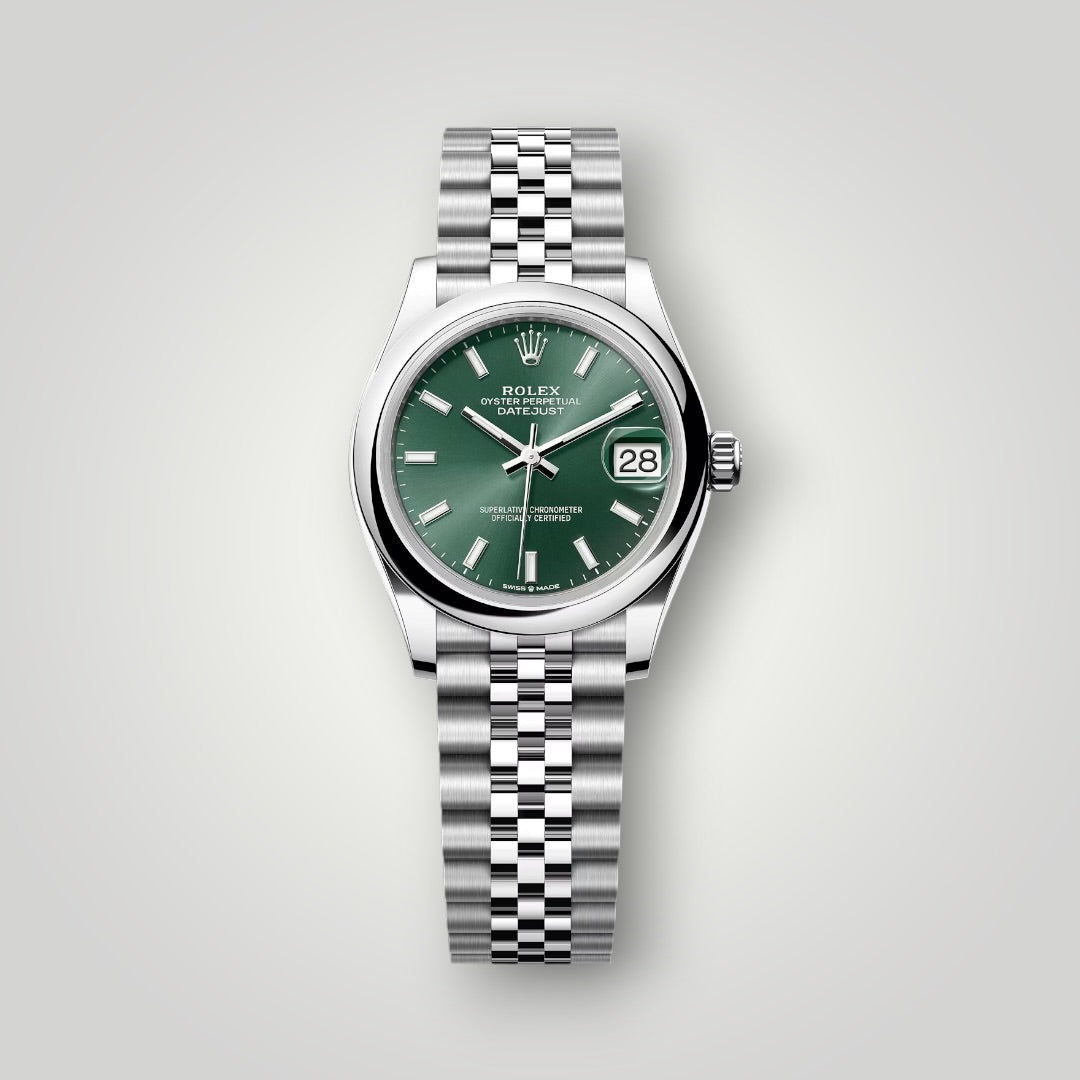 Rolex Lady Datejust 31mm 278240 Mint Green index Dial Jubilee Bracelet ( 2026 )