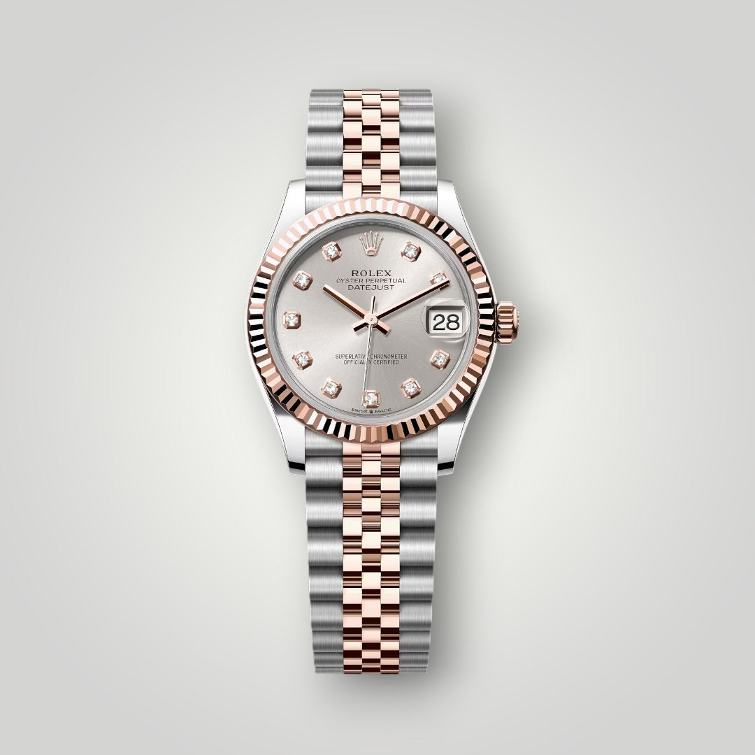 Rolex Lady Datejust 31mm 278271 Steel and Rose Gold Silver Diamond Dial Jubilee Bracelet ( 2025 )