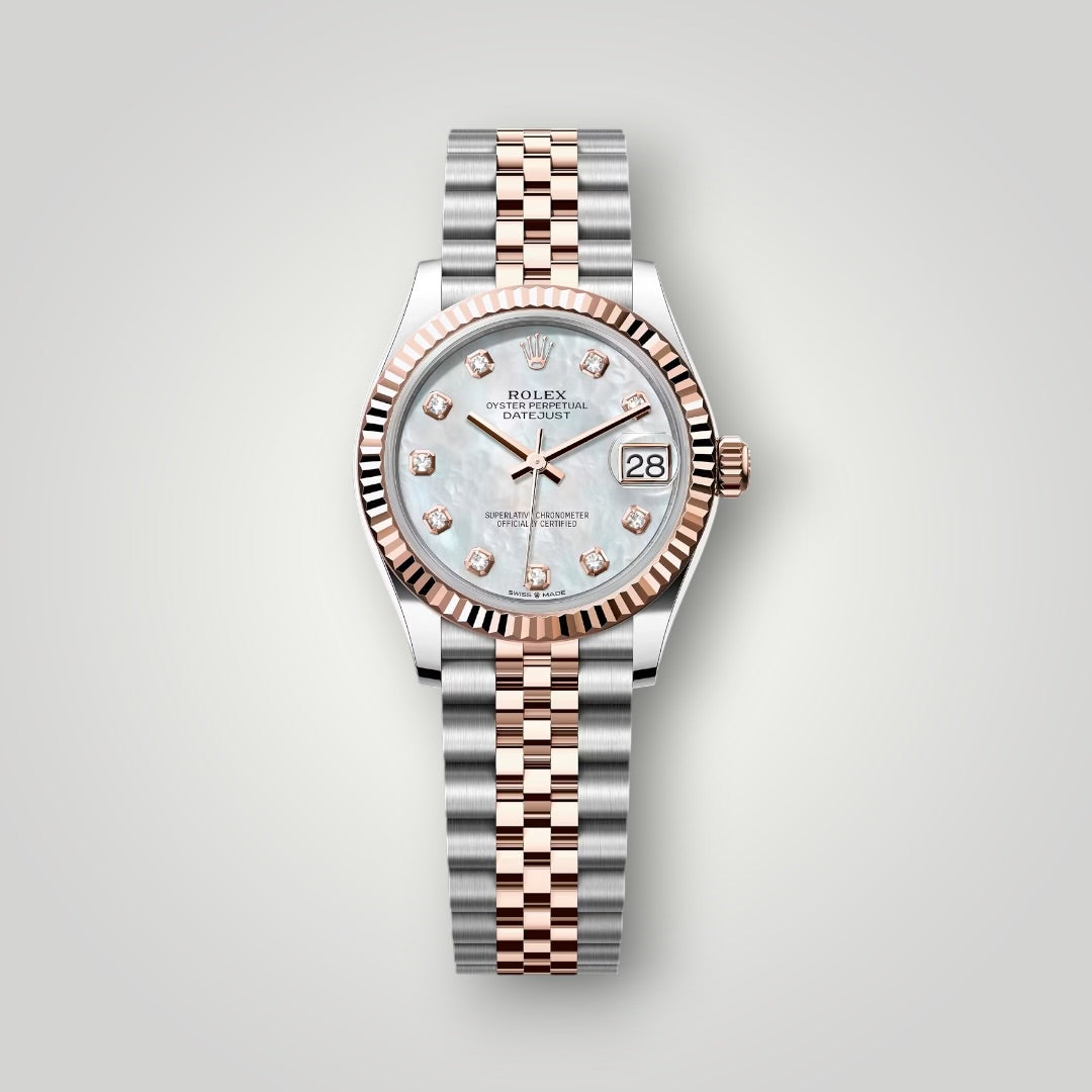 Rolex Lady Datejust 31mm 278271 Steel and Rose Gold White Mother of Pearl Diamond Dial Jubilee Bracelet ( 2026 )