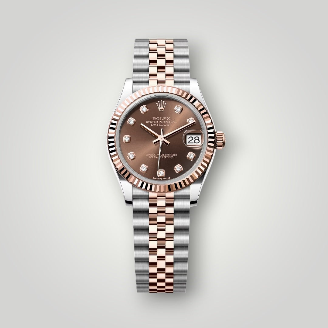 Rolex Lady Datejust 31mm 278271 Steel and Rose Gold Chocolate Diamond Dial Jubilee  Bracelet ( 2026 )
