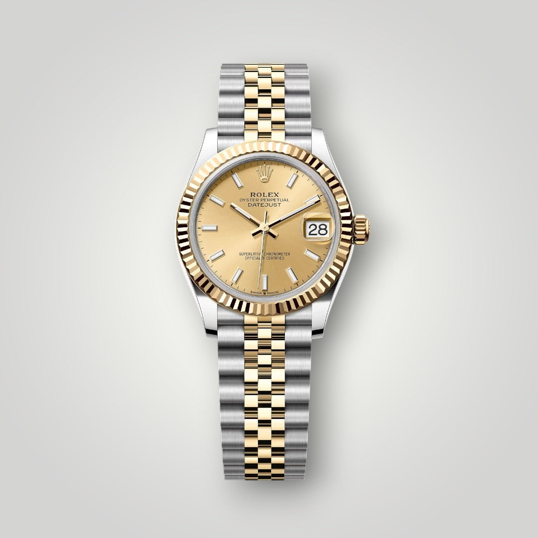 Rolex Lady Datejust 31mm 278273 Steel and Yellow Gold Champagne Index Dial Jubilee Bracelet ( 2026 )