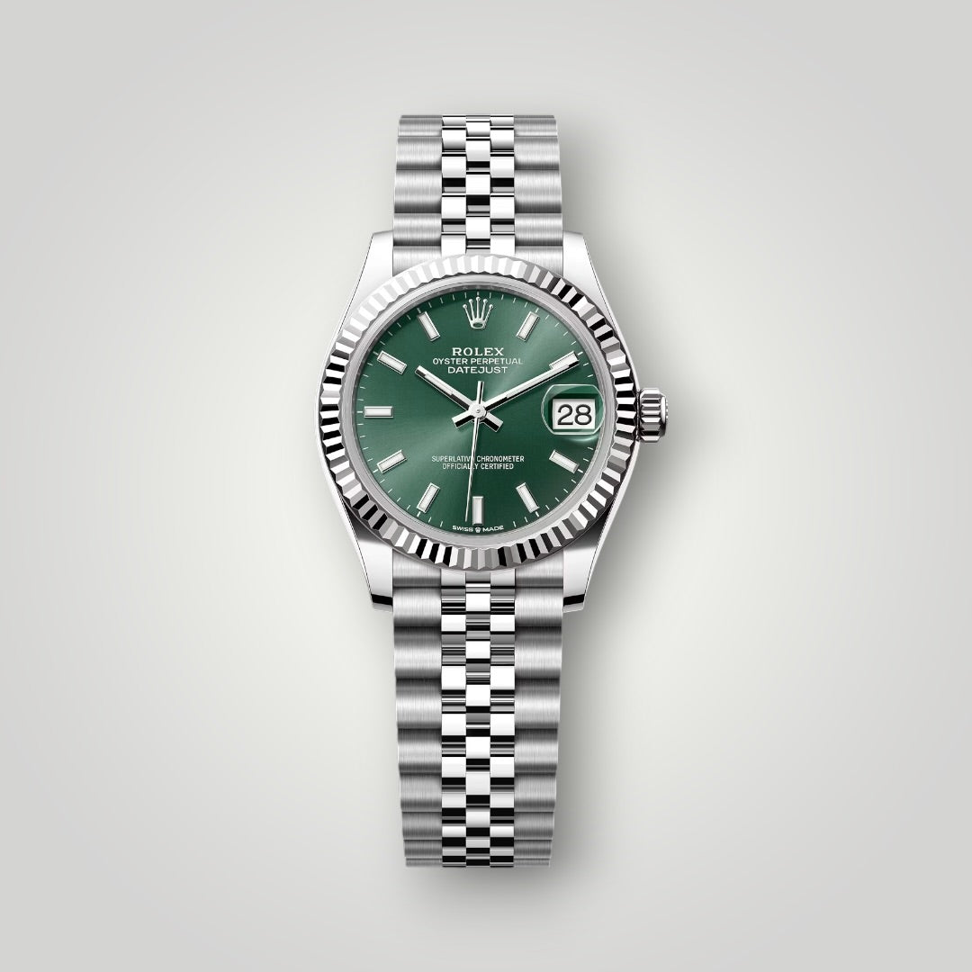 Rolex Lady Datejust 31mm 278274 Mint Green index Dial Jubilee Bracelet ( 2026 )
